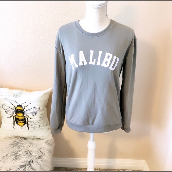 3/30 vintage gray malibu sweater pullover small - Picture 1 of 4